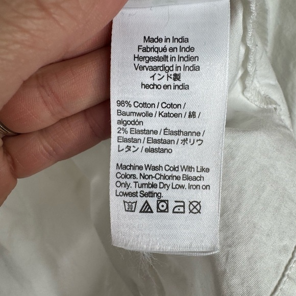 J. Crew Tie-back top in stretch cotton poplin blend - Picture 8 of 10